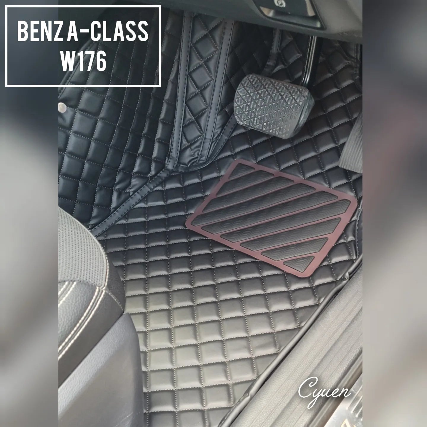 Benz 2013-2018 A-Class W176 3D立體全包圍汽車地毯